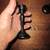 Edwardian Steampunk Black Ebony Candle Holders, matched 4 thumbnail