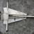 Vintage 8 Pound White PVC Coated Iron Slip-Ring Fluke Anchor 3 thumbnail