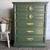 Gorgeous shabby distressed green and gold dresser 1 thumbnail