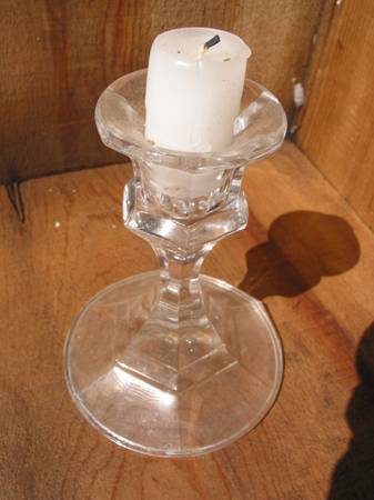 GLASS  CANDLE  HOLDER 1