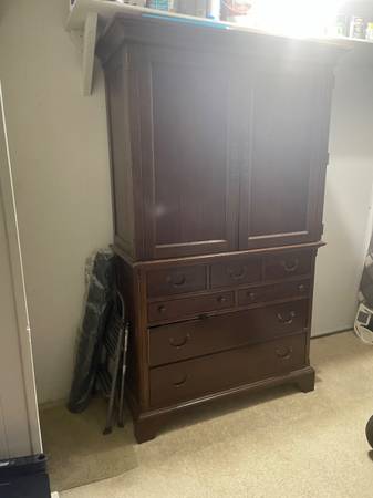 WOOD ARMOIRE 1