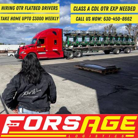 🚨🚨URGENT: Class A CDL - Flatbed - Take Home $3,000 Weekly 1