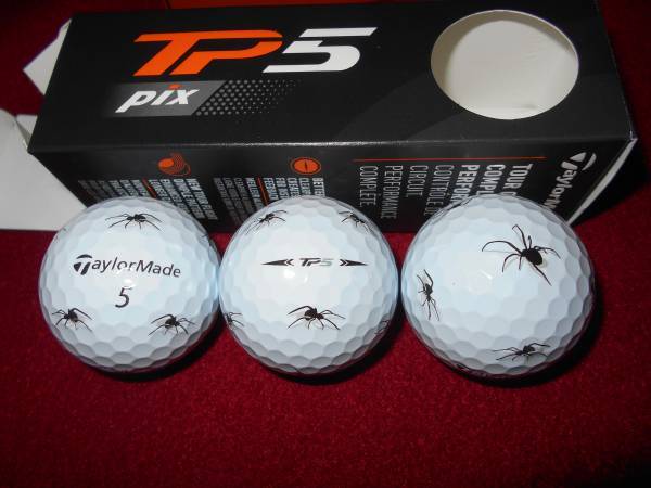 RARE Taylormade TP5 PIX Spider Golf Balls - Brand new in box 1