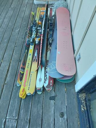 Skiis and Snowboards $25ea adult or kids! Deals!! 1