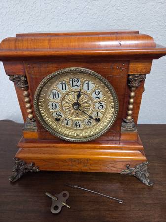 SET THOMAS MANTEL CLOCK 1