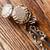 Antique  Watch Chain with Picture Locket Watch Fob 6 thumbnail