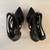 Black Leather High Heels, White Strappy Heels, Lace Up Sandal Heels 5 thumbnail