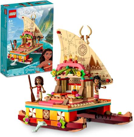 LEGO Disney Princess Moana's Wayfinding Boat, 43210 1
