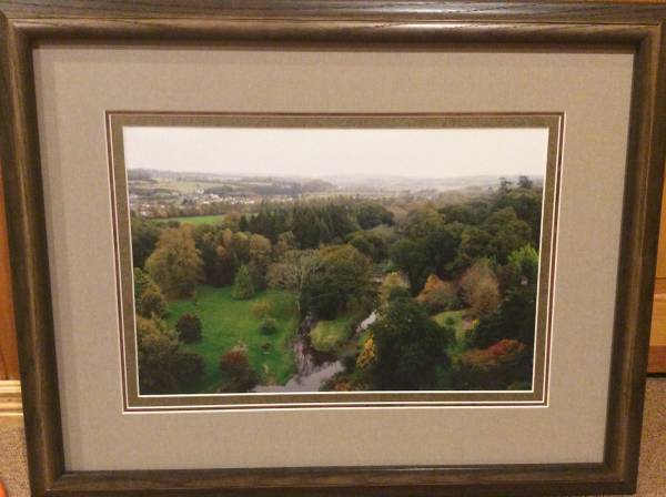Framed and matted print of Ireland landscape 1
