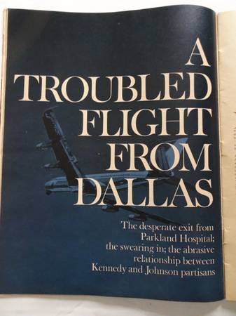 Look Magazine - Flight From Dallas - Death of a President Pt 3 - Febru - $9 (Ashippun)63470635157251124