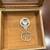 Burl Glass Top Cigar Humidor, 2 Cigar Cutters and 2 Humidifiers 9 thumbnail
