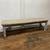 Vintage looking gray weathered bench 2 thumbnail