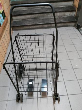4 wheels foldable shopping cart 1