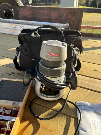Craftsman Router & Bits 1