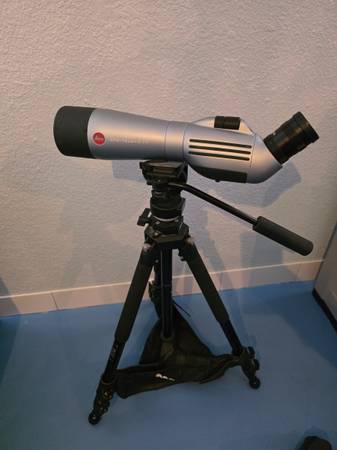 Spotting Scope - Leica APO Televid 77 with Manfrotto Tripod 1