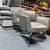 Poltrona Frau Swivel Leather Lounge Arm Chairs 2 AVAILABLE 3 thumbnail