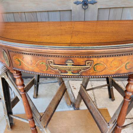 federal style console table/ chair 1