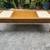 Vintage Mid Century Coffee Table with Travertine Marble 1967 2 thumbnail