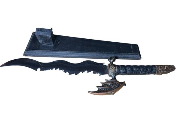 Cuchillo de fantasía de dragón con soporte Pakistán #2 - $20 (Baldwin)63471465234305122