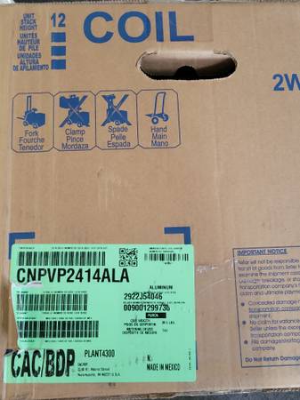 R410A 2 ton cased evaporator coil 1