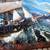 Antique c.1895 Sailing Ship Shadow Box Diorama Folk Art Painting Ocean 16 thumbnail