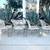 Mid Century Brown Jordan Kantan Patio Dining Set - Table + 4 chairs 5 thumbnail