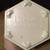 VINTAGE HAEGER WHITE 9" HEXAGON ART DECO PLANTER 4003 2 thumbnail