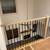 11 foot custom white oak hand rail with black balusters 3 thumbnail