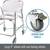 DMI Rolling Shower Chair, Commode, Transport Chair 7 thumbnail