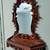 HAND CARVED MIRROR BUILT IN SHELVE 1 thumbnail