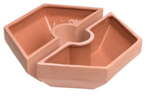 Terracotta Umbrella Pole Surround Planter - New 1