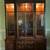 Georgian carved Mahogany lighted breakfront by Henredon 1 thumbnail