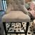 Velvet Bar Stools with Nailhead Trim and Wood Legs Set of 2 2 thumbnail