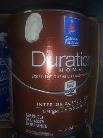 Sherwin Williams Duration Interior Flat  -Light Yellow- 1