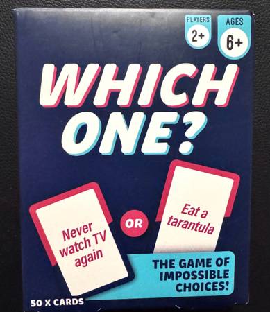 🤷 Which One? Would You Rather? Card Game of Impossible Choices (brand new) 1