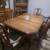 Solid oak dining room set 1 thumbnail
