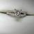 1.55 CT Princess Cut Diamond Solitaire Ring 14k Gold 1 thumbnail