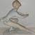 Wallendorf Ice Skater Figurine by Steiner,  Germany, 1950s Porcelain 6 thumbnail