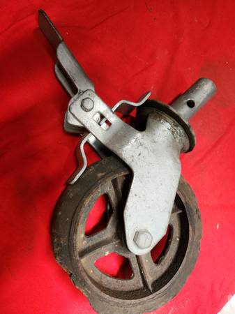 8″ Cast-Iron Scaffold Caster Wheel 1