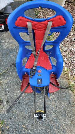 Toddler ride along bike seat 1