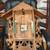 Antique Black Forest carved wood cuckoo clock with hunting trophies 8 thumbnail