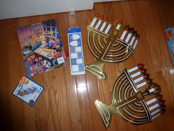 Hanakkah Book Decor Draydel Game Gift Tags 1
