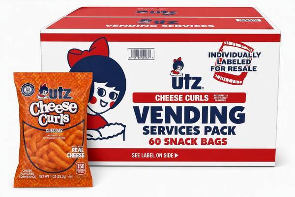 Utz Baked Cheddar Cheese Curls – 60 Bags per Case – Bulk Sale 1