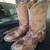 YOUTH'S ANDERSON BEAN CRAZY HORSE PATCHWORK COWBOY BOOTS 5 thumbnail