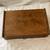 VINTAGE "FRAGONARD" CARVED WOODEN JEWELRY BOX with TWO DIFFERENT TILES 7 thumbnail