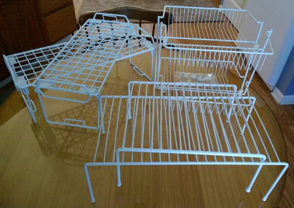 Wire Grid Stacking Shelves For Cabinet Organ  ($10/set, seven sets) 1