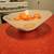 11" Semi-Round Frosted Glass Table Fruit Bowl Art. 1 thumbnail