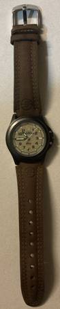 Timex Expedition Ladies Analog Watch W/Leather Strap Indiglo WR50 1