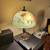 Vintage Glass Painted  Table Lamp 3 thumbnail