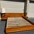 Danflex QUEEN Mid Century Danish TEAK Platform Bed with Floating Nightstands 11 thumbnail